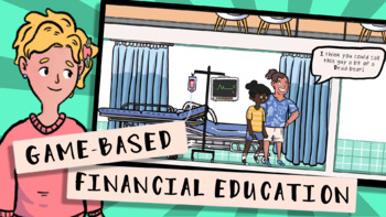 Preview of Financial Literacy & Personal Finance Video Game - HTML5 Distance Learning