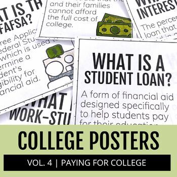Preview of Financial Literacy Word Wall | College and Career Readiness Vol. 4