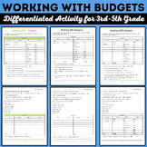 Financial Literacy -Working Budgets Differentiated Activit