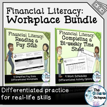 Preview of Financial Literacy Workplace Bundle