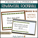 Financial Literacy Writing Prompts Football