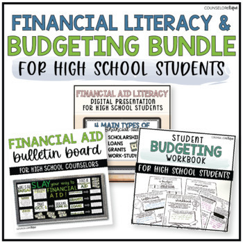 Preview of Financial Literacy and Budgeting Bundle for High School Students
