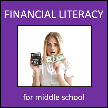 Preview of Financial Literacy for Middle School - a unit about money