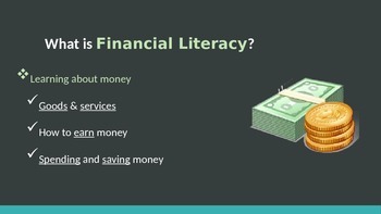 Financial Literacy interactive PPT by Sarah Foster | TPT