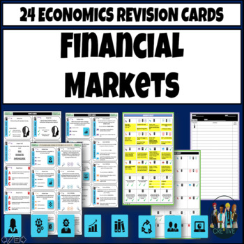 Preview of Financial Markets Economics Task Cards