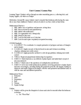 Preview of Financial Math Remodeling Project