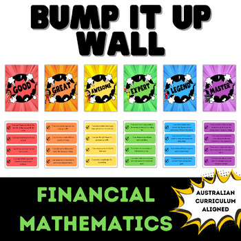 Preview of Financial Mathematics Bump it up Wall - Student Friendly
