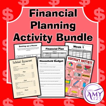 Preview of Financial Planning Activity Bundle