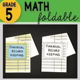 Doodle Fold - Financial Record Keeping Math Interactive No