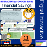 Financial Savings Interactive for Google Classroom