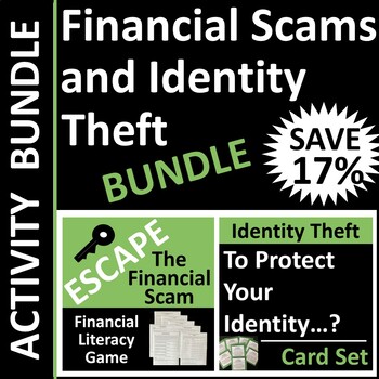 Preview of Financial Scams and Identity Theft Prevention Bundle  SAVE 17%
