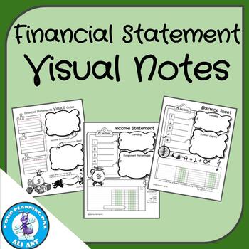 Preview of Financial Statement Visual Notes!