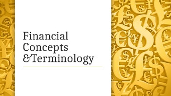 Preview of Financial Terminology & Concepts