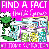 Find A Fact - Fun Math Games for Addition & Subtraction Fa