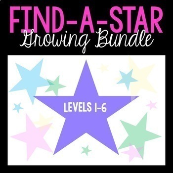 Preview of Find-A-Star Reward Systems- Levels 1-6- BUNDLE- VIPKID/ESL/ELL