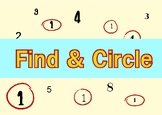 Find & Circle Number 1-10
