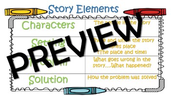 Find Color Text Evidence: Story Elements/ Retell with inference