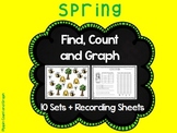 Find, Count and Graph - 10 Spring and Easter Graphs (Math 