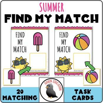 Find My Match: Summer (Match Identical Pictures) by Raven Education