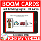 Find My Vehicle - Community Helpers Boom Cards for Distanc