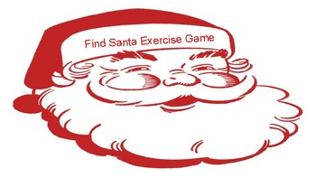 Preview of Find Santa Eye Spy Gross Motor Game
