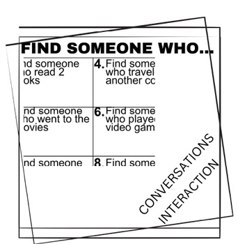 Preview of Find Someone Who