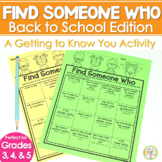 Find Someone Who Back to School Icebreaker Activity