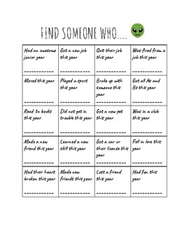 Find Someone Who.. (End of Year) by Miss Cottom | TpT