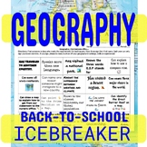 Find Someone Who: First Day of School Geography Icebreaker