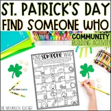 Find Someone Who - Fun St. Patrick's Day Game or Morning M