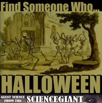 Preview of Find Someone Who - Halloween