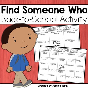 Preview of Find Someone Who Ice Breaker FREE Back to School Activity - Get to Know You