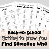 Find Someone Who - Back to School