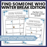 Find Someone Who Winter Activities || El Invierno Spanish 