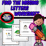 Find The Missing Letters Worksheet