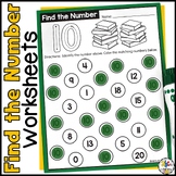 Find The Number Worksheets - Numbers to 20 Recognition - D
