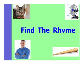 Preview of Find The Rhyme