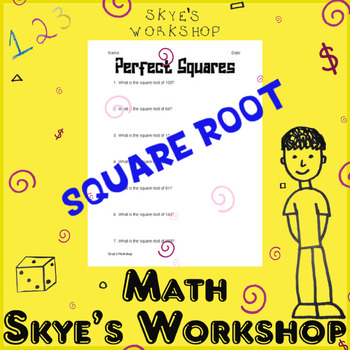 Preview of Find The Square Roots of Perfect Squares Homework Check in Morning Work Quiz