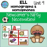 ESL Lessons -Homophone/Homograph/Homonyms ELL Newcomer Activity