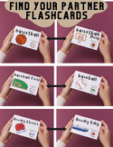 Find Your Partner Flashcards || Sports Edition || Quick Pa