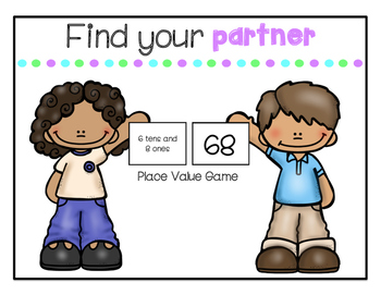 Preview of Find Your Partner- Place Value Game