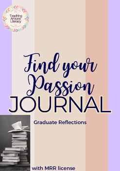Preview of Find Your Passion Journal Reflections for High School Students