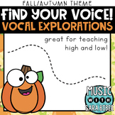 Find Your Voice - Vocal Explorations {Fall/Autumn Theme}