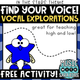 Find Your Voice - Vocal Explorations {Stars Theme} - FREEBIE!