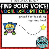 Find Your Voice - Vocal Explorations {Superhero Theme}