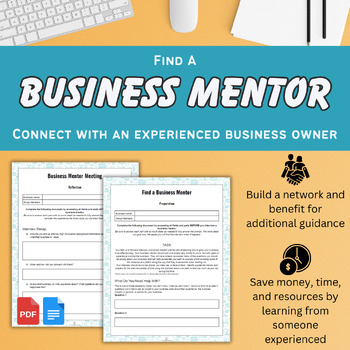Preview of Find a Business Mentor | Networking Meeting for Entrepreneurship