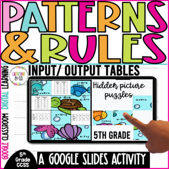 Preview of Find a Rule | Input Output Tables | 5th Grade