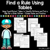 Find a Rule / Input & Output Tables Learning Packet