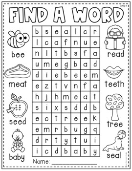 Find a Word - CVC Worksheets by My Teaching Pal | TpT