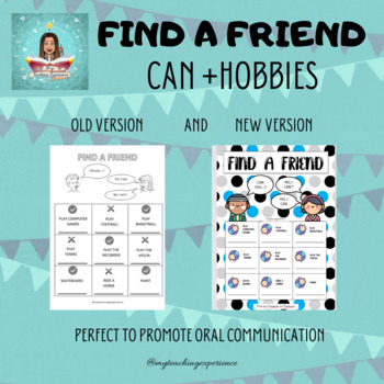 Preview of Find a friend - Can you...?